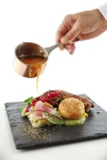 Steelpannetjes met schenktuit, HENDI, 0,05L, ⌀50x(H)30mm - Afbeelding 4