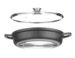 Braadpan met antiaanbaklaag, HENDI, 4,3L, Zwart, 425x332x(H)70mm - Afbeelding 3