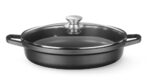 Braadpan met antiaanbaklaag, HENDI, 4,3L, Zwart, 425x332x(H)70mm