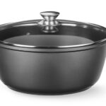 Braadpan met antiaanbaklaag, HENDI, 7L, Zwart, 367x290x(H)122mm