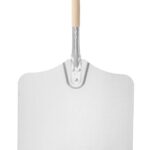 Pizzaschep vierkant met korte handgreep, HENDI, 355x710mm