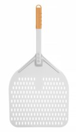 Pizzaschep vierkant geperforeerd met korte handgreep, HENDI, 300x660mm - Afbeelding 2