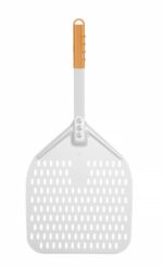 Pizzaschep vierkant geperforeerd met korte handgreep, HENDI, 300x660mm - Afbeelding 3