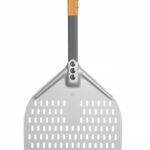 Pizzaschep vierkant geperforeerd, HENDI, 300x660mm