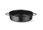 Braadpan "fuente", geëmailleerd, HENDI, Zwart, ⌀140x(H)45mm