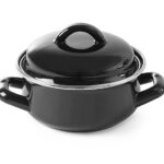 Soep- sauspannetje - met deksel, HENDI, 0,3L, Blauw, ⌀115x(H)90mm