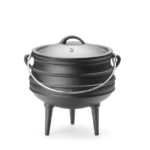 Gietijzeren pan, HENDI, Zwart, ⌀245x(H)280mm