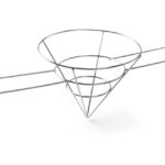 Vetfilterhouder voor friteuse, HENDI, ⌀250x(H)240mm