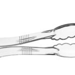 Serveertang, HENDI, Transparant, (L)230mm