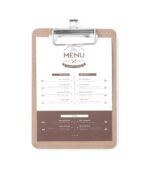 Menu klembord, HENDI, 125x180mm - Afbeelding 2