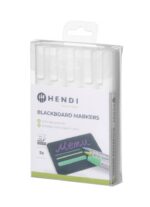 Krijtstiften 6 mm, HENDI, 5 witte stiften - Afbeelding 2
