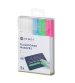 Krijtstiften 6 mm, HENDI, 1 roze, 1 groene, 1 blauwe en 2 witte stiften - Afbeelding 2