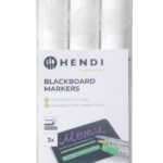 Krijtstiften 15 mm, HENDI, 3 witte stiften