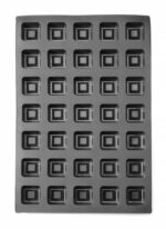 Siliconen bakvorm SQUARE, HENDI, 570x375x(H)25mm, Vierkant - Afbeelding 2