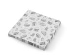 Vestbestendig papier, HENDI, Illustratie fast food patroon, 500 st., 305x305mm - Afbeelding 2