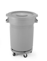 Trolley voor ronde afvalbak, AmerBox, past op 691403, ⌀400x(H)165mm - Afbeelding 4