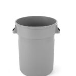 Ronde afvalbak, AmerBox, 120L, Lichtgrijs, ⌀550x(H)690mm
