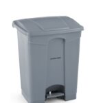 Pedaalemmer, AmerBox, 87L, Lichtgrijs, 500x410x(H)815mm