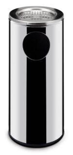 Afvalbak met asbak, HENDI, 15L, ⌀200x(H)700mm - Afbeelding 3