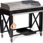 Gasbarbecue Atlanta, HENDI, Zwart, 13kW, 1285x770x(H)917mm