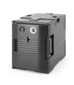 Thermo-geïsoleerde container met verwarmingsfunctie – catering, AmerBox, GN 1/1, 220-240V/200W, 477x680x(H)620mm