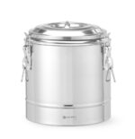 Geïsoleerde draagbare container, HENDI, Kitchen Line, 36L, Zilver, ⌀400x(H)500mm - Afbeelding 5