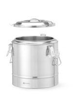 Geïsoleerde draagbare container, HENDI, Kitchen Line, 36L, Zilver, ⌀400x(H)500mm - Afbeelding 7