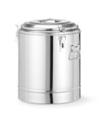 Geïsoleerde draagbare container, HENDI, Kitchen Line, 23L, Zilver, ⌀350x(H)440mm - Afbeelding 2