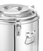 Geïsoleerde draagbare container, HENDI, Kitchen Line, 23L, Zilver, ⌀350x(H)440mm - Afbeelding 3
