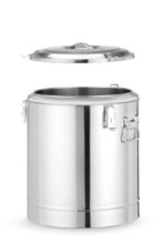Geïsoleerde draagbare container, HENDI, Kitchen Line, 36L, Zilver, ⌀400x(H)500mm - Afbeelding 3