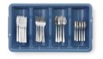 Bestekset met bestekbak, HENDI, Blauw, 525x300x(H)95mm