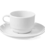 Schotel voor koffie en cappuccinokop, HENDI, ⌀145mm