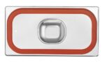 Deksel voor GN containers met siliconenrand, HENDI, Profi Line, GN 1/3, 325x176mm