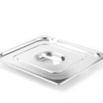 Deksel voor GN containers met lepeluitsparing, HENDI, Profi Line, GN 2/3, 354x325mm