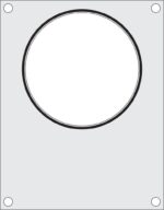 Traysealer matrix, HENDI, soepcontainer ø165 mm