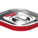 Deksel voor GN containers met siliconenrand, HENDI, Kitchen Line, GN 1/6, 156x142mm