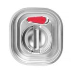Deksel voor GN containers met siliconenrand, HENDI, Kitchen Line, GN 1/6, 156x142mm