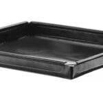 High speed oven bakplaat, anti-aanbaklaag, versterkt, HENDI, Zwart, 290x290x(H)20mm, Vierkant