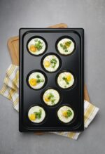 Bakplaat met antiaanbaklaag CONVECTOMAT EGGPLATE., HENDI, GN 1/1, Zwart, 530x325x(H)26mm - Afbeelding 5