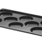 Bakplaat met antiaanbaklaag CONVECTOMAT EGGPLATE., HENDI, GN 1/1, Zwart, 530x325x(H)26mm