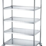 Serveerwagen met 5 bladen, HENDI, 905x585x(H)1545mm