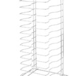 Pizza rek voor platen/pannen 14 plekken, HENDI, 300x305x(H)680mm