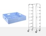 Afwaskorven trolley - 7x 500x500 mm, HENDI, 615x560x(H)1710mm - Afbeelding 3