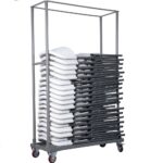 Trolley voor stoelen, AmerBox, 1140x492x(H)1895mm - Afbeelding 3