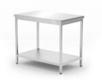 Centrale tafel met plank – geschroefd, diepte 600 mm, HENDI, Profi Line, 1200x600x(H)850mm - Afbeelding 3