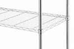 Opbergrek met 5 schappen, HENDI, Chroom, 910x455x(H)1830mm - Afbeelding 10