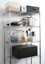 Opbergrek met 5 schappen, HENDI, Chroom, 910x455x(H)1830mm - Afbeelding 7