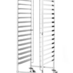 Afruimwagen, HENDI, Kitchen Line, Zilver, 470x620x(H)1735mm