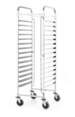 Afruimwagen, HENDI, Kitchen Line, Zilver, 470x620x(H)1735mm