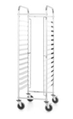 Afruimwagen, HENDI, Kitchen Line, Zilver, 470x620x(H)1735mm - Afbeelding 2